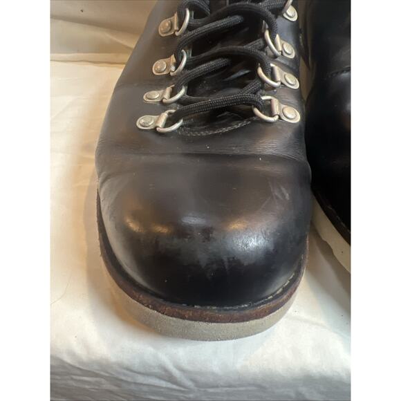 UGG Mens Waterproof Combat Boots Black Boot SZ 11 3238 Sheepskin Lined main image 5